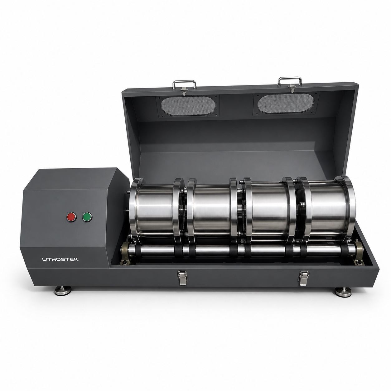Four-Cylinder Micro-Deval Abrasion Machine