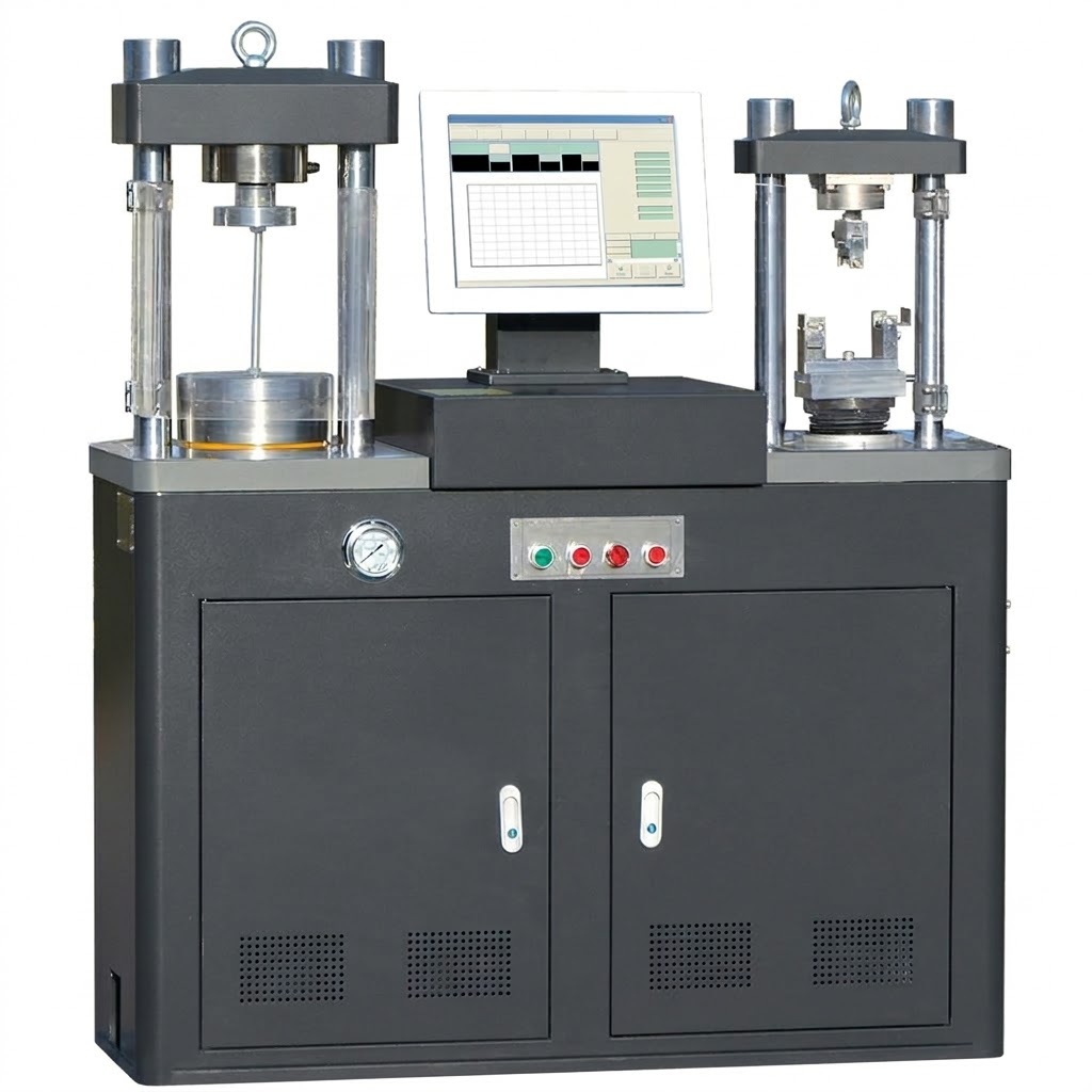 LS-CP300CFA Automatic Cement Compression & Flexural Machine (300 kN / 10 kN) | EN 196-1, ASTM C109, GB/T2611, GB/T17671, GB/T16826, GB/T50081