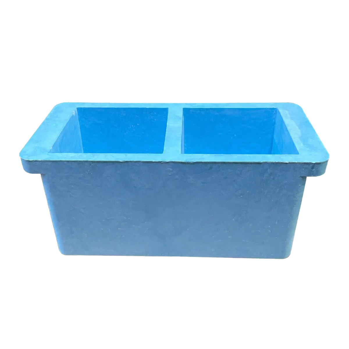 Two-Gang Plastic Concrete Cube Test Mold (100 x 100 x 100 mm)