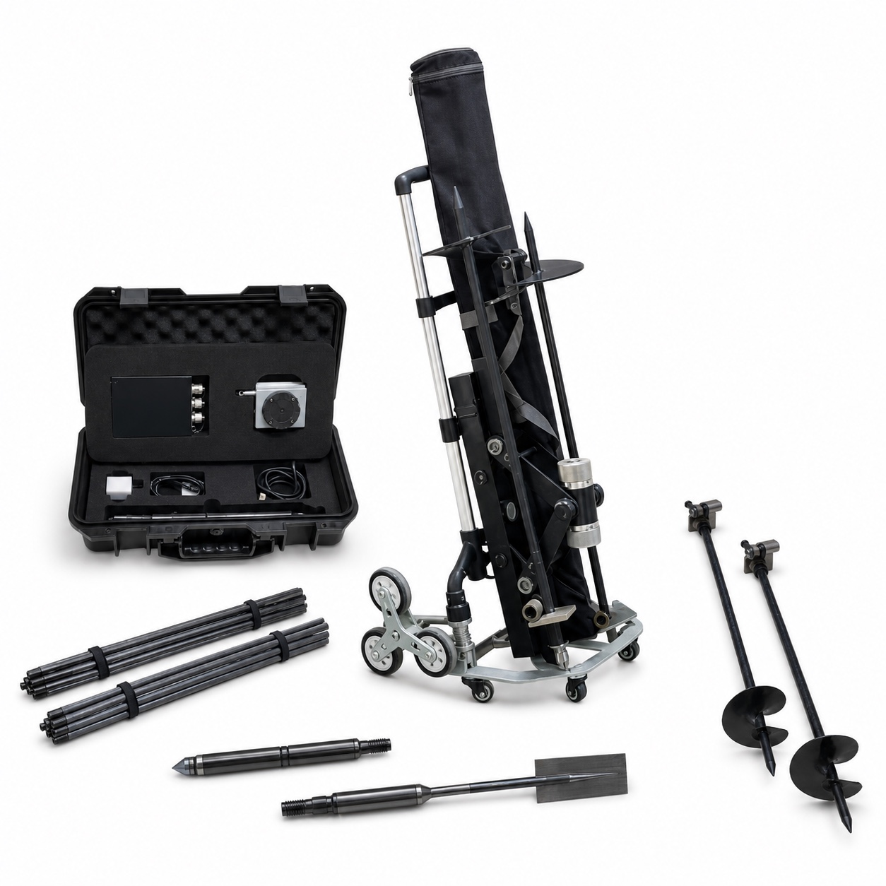 LS-CPT10 Portable CPT & Vane In-Situ Test System